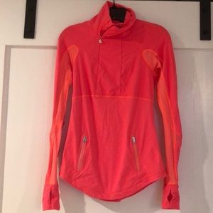Lululemon runners pullover. Reflective orange.